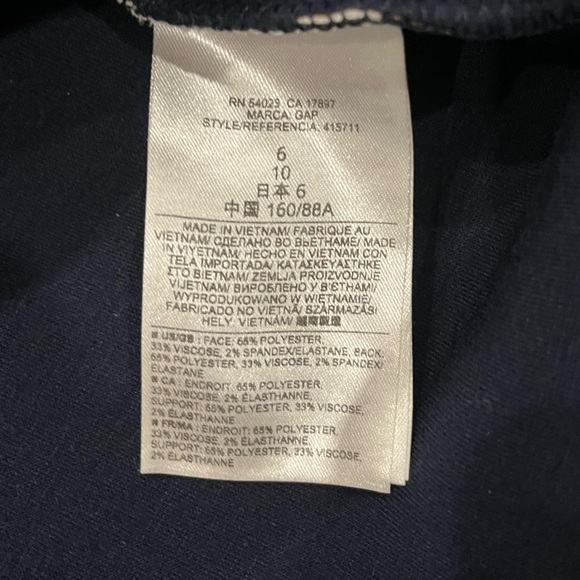 [US6]GAP Navy and White Striped Mini Dress - Picture 6 of 12